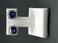 Pendientes Gioielleria Dossena  Mujer in Oro blanco Tanzanite 5.87 Ct OROR-134-253 - OROR-134-253